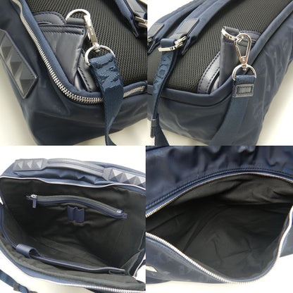 MCM エムシーエム ヴィセトス MUK8ADT78VA001 3WAY リュック・バックパック ナイロン ネイビー メンズ /253421【中古】