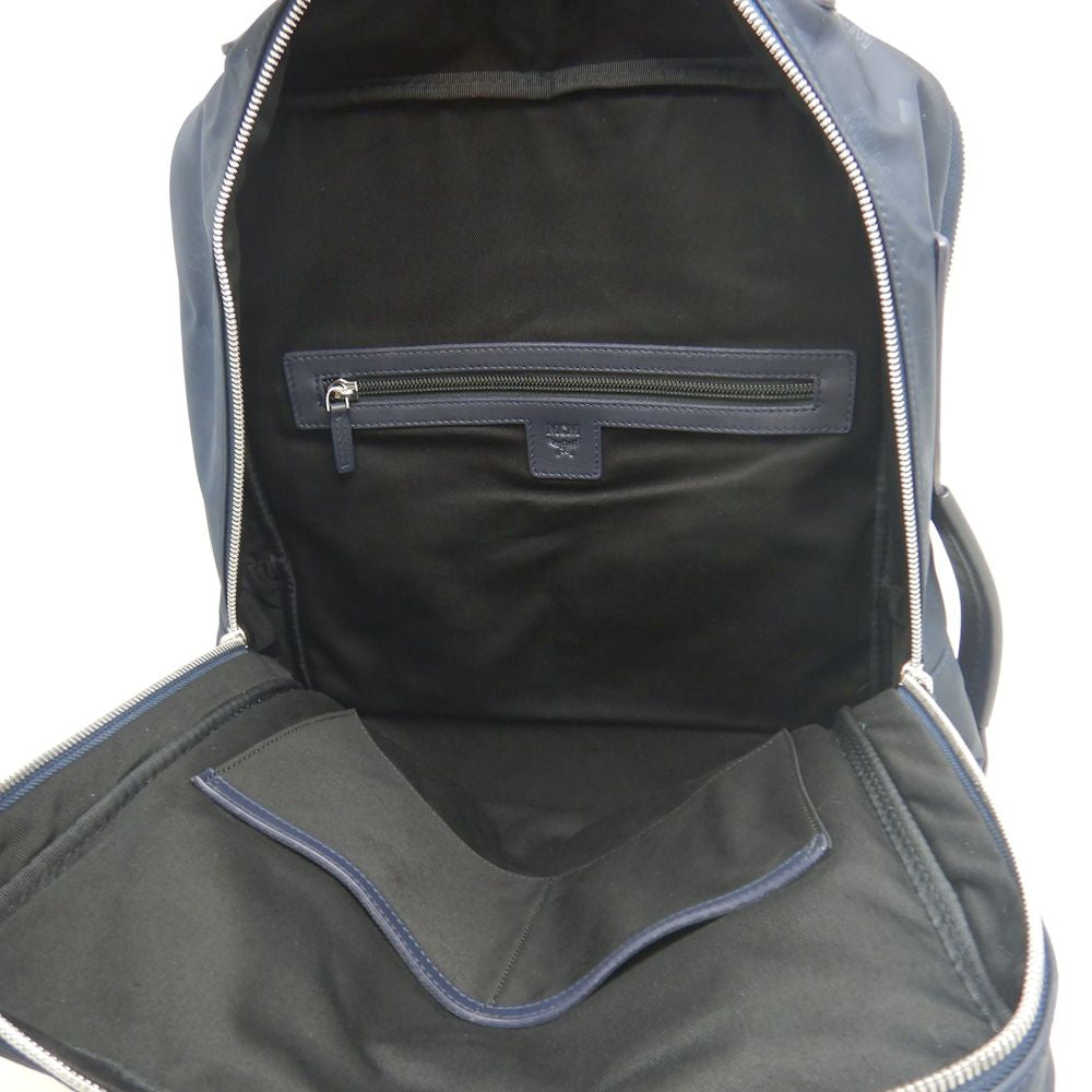 MCM エムシーエム ヴィセトス MUK8ADT78VA001 3WAY リュック・バックパック ナイロン ネイビー メンズ /253421【中古】