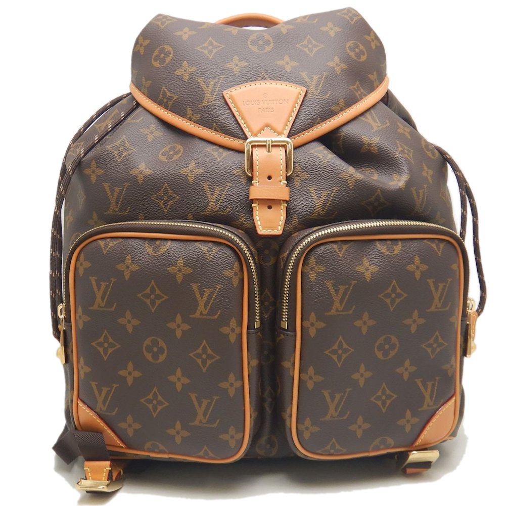 LOUIS VUITTON ルイヴィトン モノグラムアーカイブ モンスリカーゴバックパック M14015 リュック ブラウン メンズ /253461【中古】