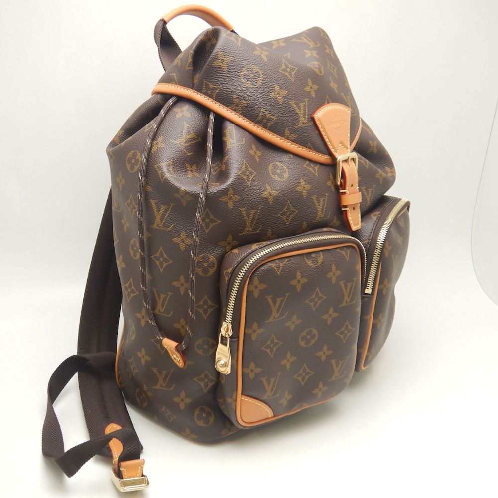 LOUIS VUITTON ルイヴィトン モノグラムアーカイブ モンスリカーゴバックパック M14015 リュック ブラウン メンズ /253461【中古】