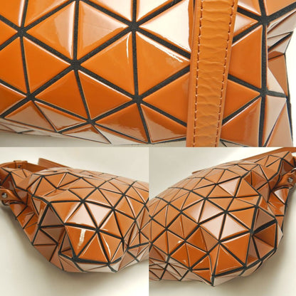 ISSEY MIYAKE イッセイミヤケ バオバオ 2WAY ハンドバッグ パテントレザー ブラウン レディース /253479【中古】