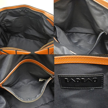 ISSEY MIYAKE イッセイミヤケ バオバオ 2WAY ハンドバッグ パテントレザー ブラウン レディース /253479【中古】