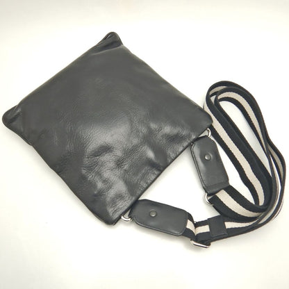 BALLY バリー トレインスポッティング TARRANT AYGE ショルダーバッグ レザー ブラック レディース /253482【中古】