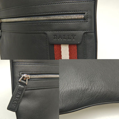 BALLY バリー TUSON SM トレインスポッティング ショルダーバッグ レザー ブラック レディース /253498【中古】