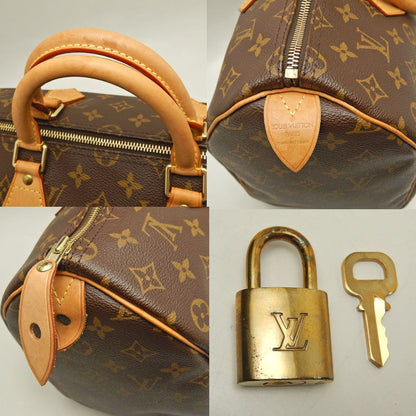 LOUIS VUITTON ルイヴィトン モノグラム スピーディ35 M41524 ハンドバッグ ブラウン レディース /253505【中古】