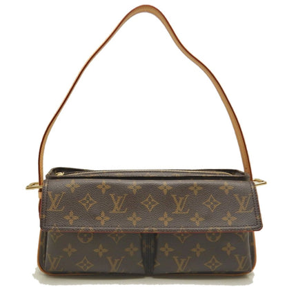 LOUIS VUITTON ルイヴィトン モノグラム ヴィバシテMM M51164 ショルダーバッグ ブラウン レディース /253509【中古】