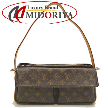 LOUIS VUITTON ルイヴィトン モノグラム ヴィバシテMM M51164 ショルダーバッグ ブラウン レディース /253509【中古】