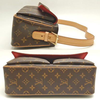 LOUIS VUITTON ルイヴィトン モノグラム ヴィバシテMM M51164 ショルダーバッグ ブラウン レディース /253509【中古】