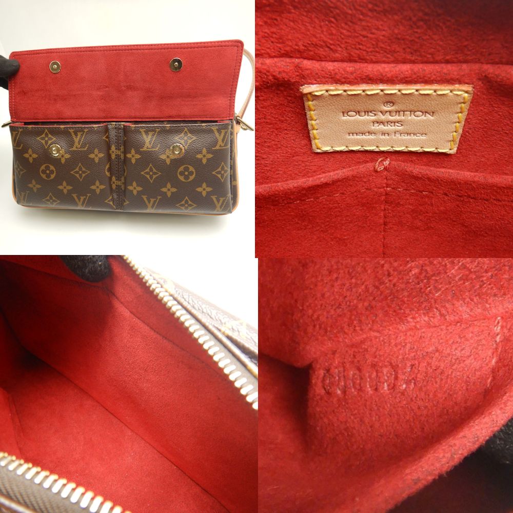 LOUIS VUITTON ルイヴィトン モノグラム ヴィバシテMM M51164 ショルダーバッグ ブラウン レディース /253509【中古】