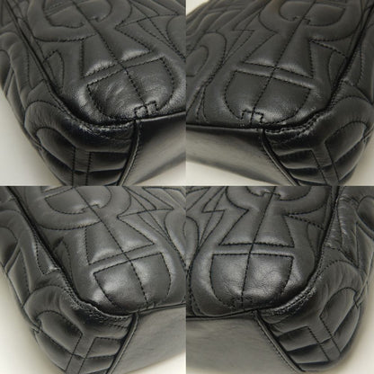 AIGNER アイグナー 2WAY ショルダーバッグ レザー ブラック レディース /253541【中古】