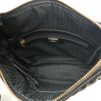 AIGNER アイグナー 2WAY ショルダーバッグ レザー ブラック レディース /253541【中古】