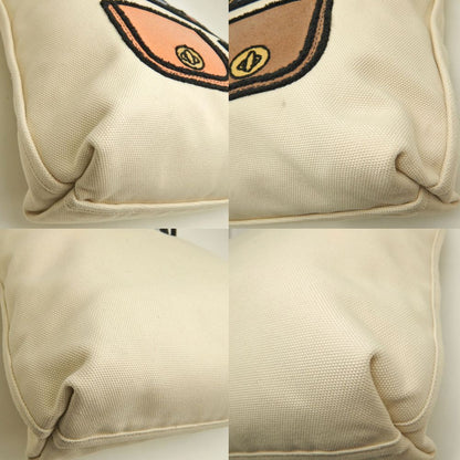 COACH コーチ トロンプルイユ プリント C6174 トートバッグ キャンバスxレザー アイボリー マルチ レディース /253585【中古】