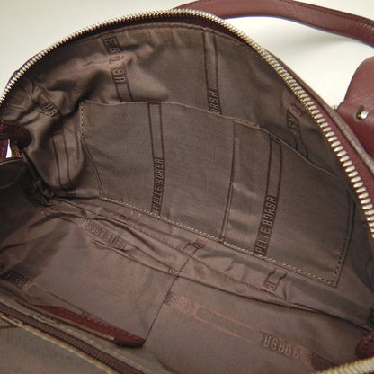 PELLE BORSA ペレボルサ ミニボストンバッグ レザー ボルドー レディース /253592【中古】