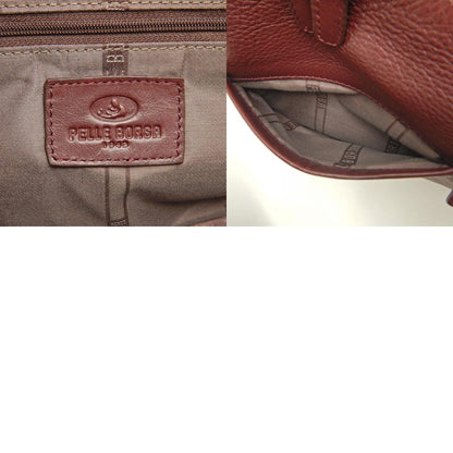 PELLE BORSA ペレボルサ ミニボストンバッグ レザー ボルドー レディース /253592【中古】