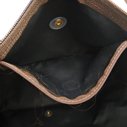 Longchamp ロンシャン ル プリアージュ トートバッグ ナイロンxレザー ブラウン レディース /253603【中古】
