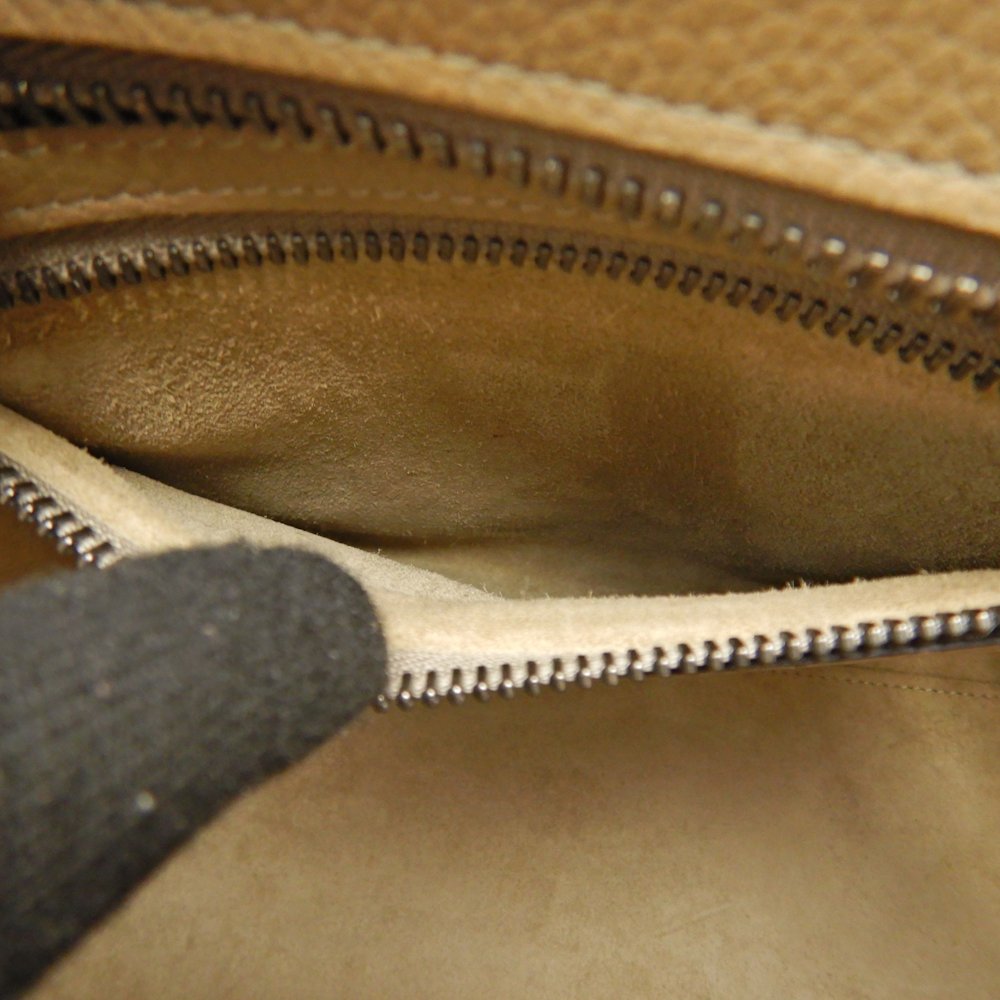 CELINE セリーヌ ラゲージ マイクロショッパー F-AT-1145//F-CU-1165 ハンドバッグ カーフ ベージュ レディース /253614【中古】