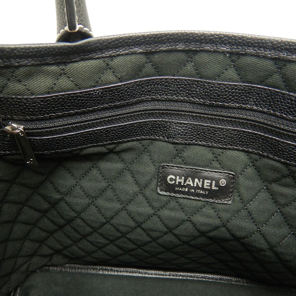 CHANEL シャネル ココトラベル A36181 トートバッグ PVCコーティングキャンバスxレザー ブラック レッド レディース /253616【中古】