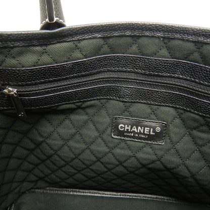 CHANEL シャネル ココトラベル A36181 トートバッグ PVCコーティングキャンバスxレザー ブラック レッド レディース /253616【中古】