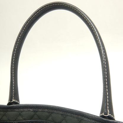 CHANEL シャネル ココトラベル A36181 トートバッグ PVCコーティングキャンバスxレザー ブラック レッド レディース /253616【中古】