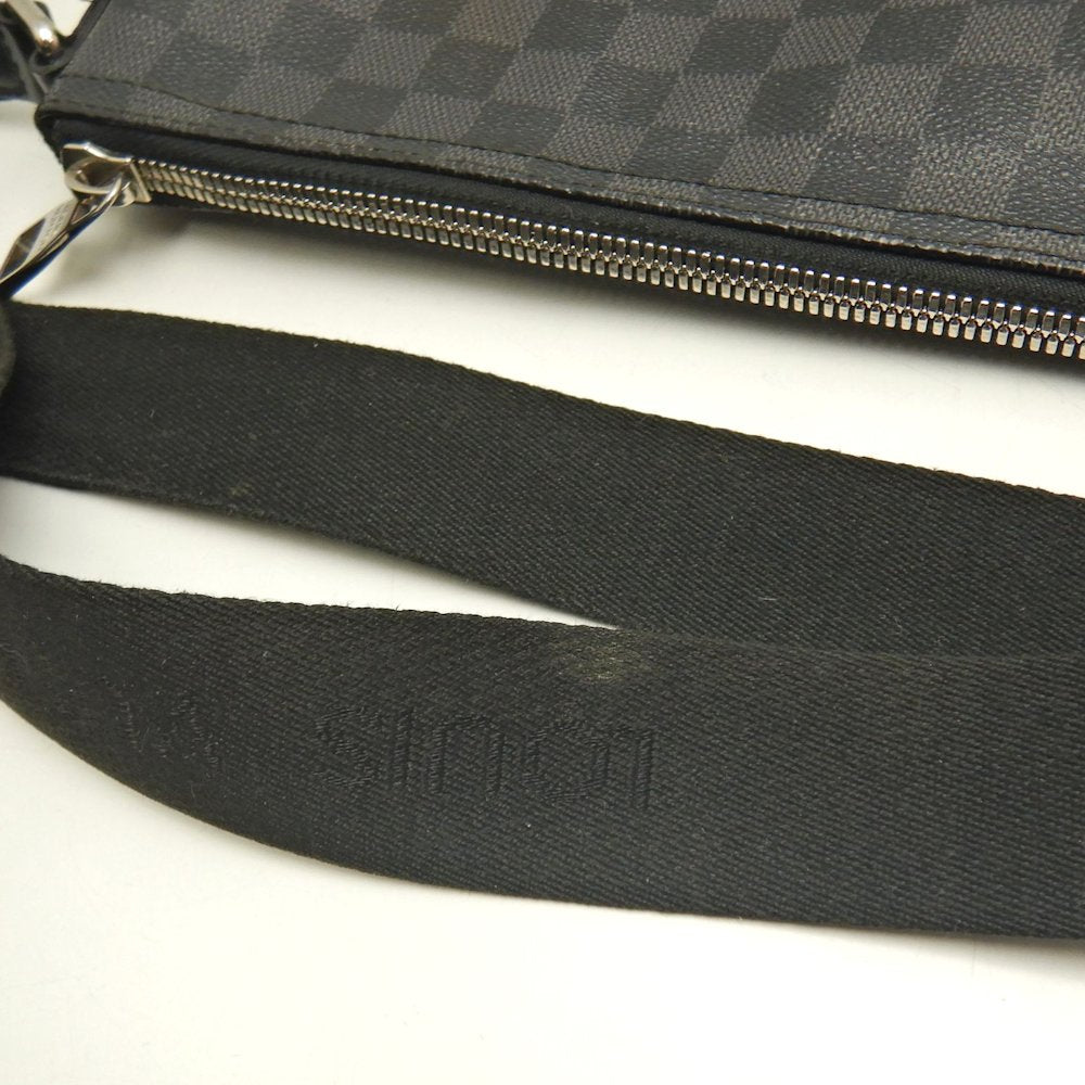 LOUIS VUITTON ルイヴィトン ダミエ グラフィット ミックPM N41211 ショルダーバッグ グラフィット メンズ /253621【中古】