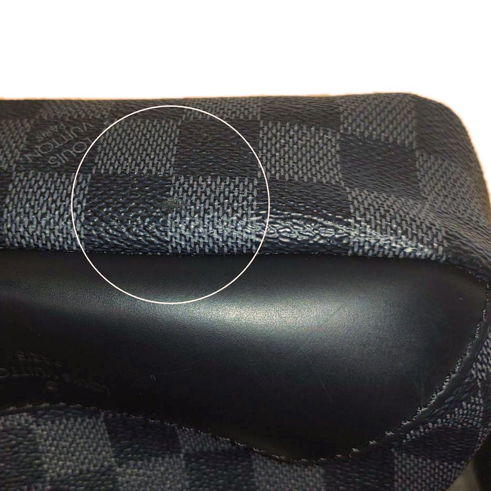LOUIS VUITTON ルイヴィトン ダミエ グラフィット アヴェニュー･スリングバッグ N41719 ボディバッグ ノワール メンズ /253644【中古】