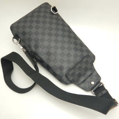 LOUIS VUITTON ルイヴィトン ダミエ グラフィット アヴェニュー･スリングバッグ N41719 ボディバッグ ノワール メンズ /253644【中古】