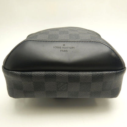 LOUIS VUITTON ルイヴィトン ダミエ グラフィット アヴェニュー･スリングバッグ N41719 ボディバッグ ノワール メンズ /253644【中古】