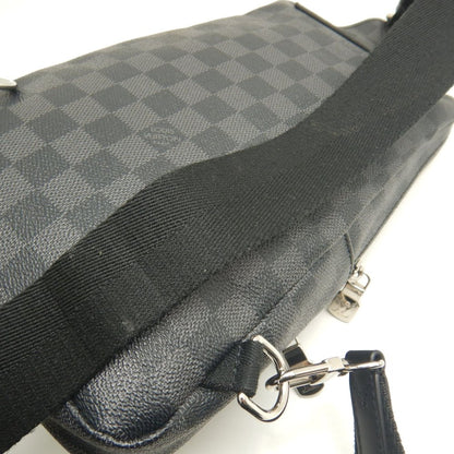LOUIS VUITTON ルイヴィトン ダミエ グラフィット アヴェニュー･スリングバッグ N41719 ボディバッグ ノワール メンズ /253644【中古】