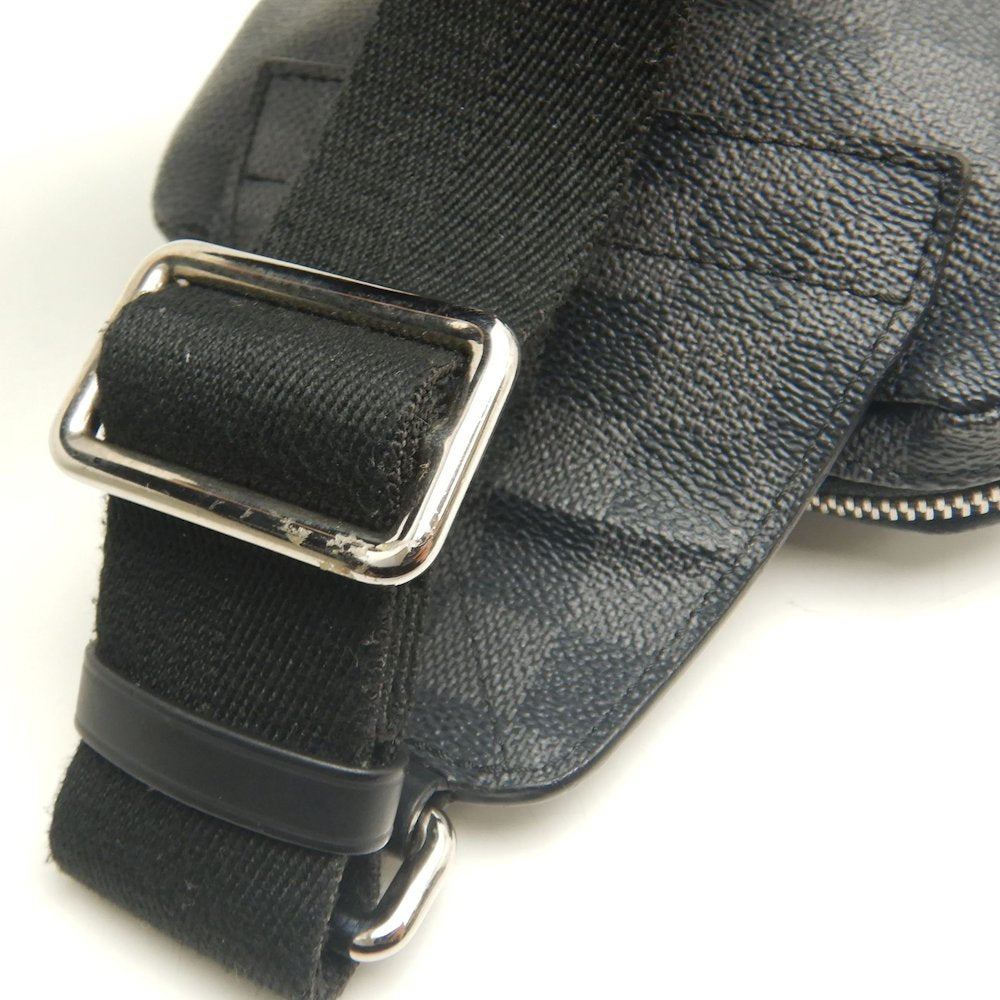 LOUIS VUITTON ルイヴィトン ダミエ グラフィット アヴェニュー･スリングバッグ N41719 ボディバッグ ノワール メンズ /253644【中古】
