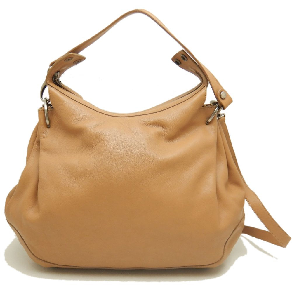 MARNI マルニ ワンショルダー ショルダーバッグ レザー キャメル レディース /253649【中古】