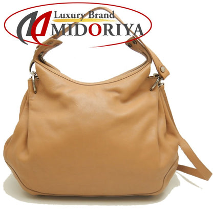 MARNI マルニ ワンショルダー ショルダーバッグ レザー キャメル レディース /253649【中古】