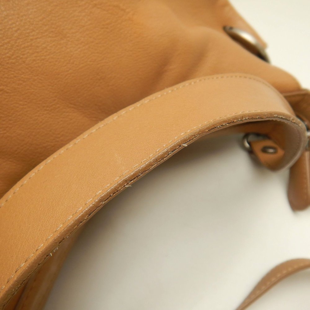 MARNI マルニ ワンショルダー ショルダーバッグ レザー キャメル レディース /253649【中古】