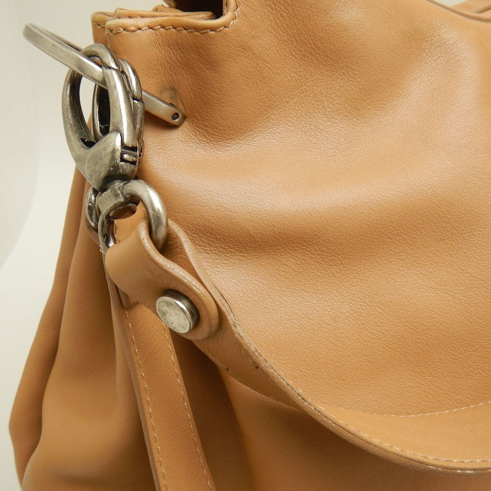 MARNI マルニ ワンショルダー ショルダーバッグ レザー キャメル レディース /253649【中古】