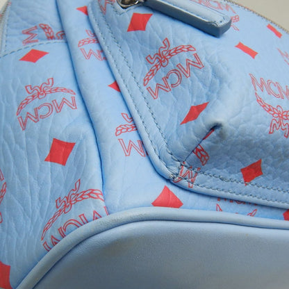 MCM エムシーエム スターク バックパック27 MMKASVE13H2001 リュック レザー ブルーベル レディース /253681【中古】