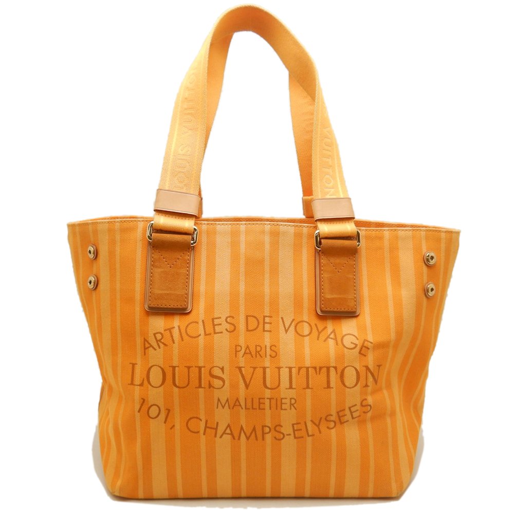 LOUIS VUITTON ルイヴィトン プランソレイユ カバPM 2012SS M94145 トートバッグ ジョーヌパッション レディース /253690【中古】