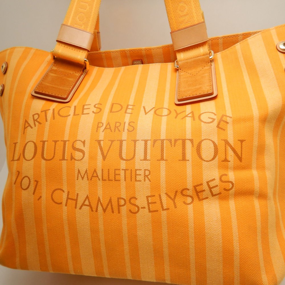 LOUIS VUITTON ルイヴィトン プランソレイユ カバPM 2012SS M94145 トートバッグ ジョーヌパッション レディース /253690【中古】