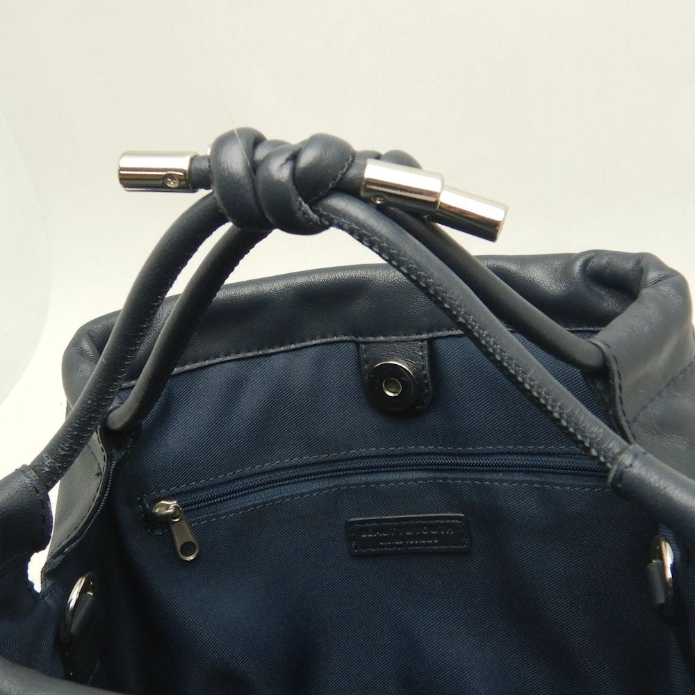 BEAUTY&YOUTH UNITED ARROWS ビューティアンドユースユナイテッドアローズ 2WAY ハンドバッグ 合成皮革 ネイビー レディース /253696【中古】