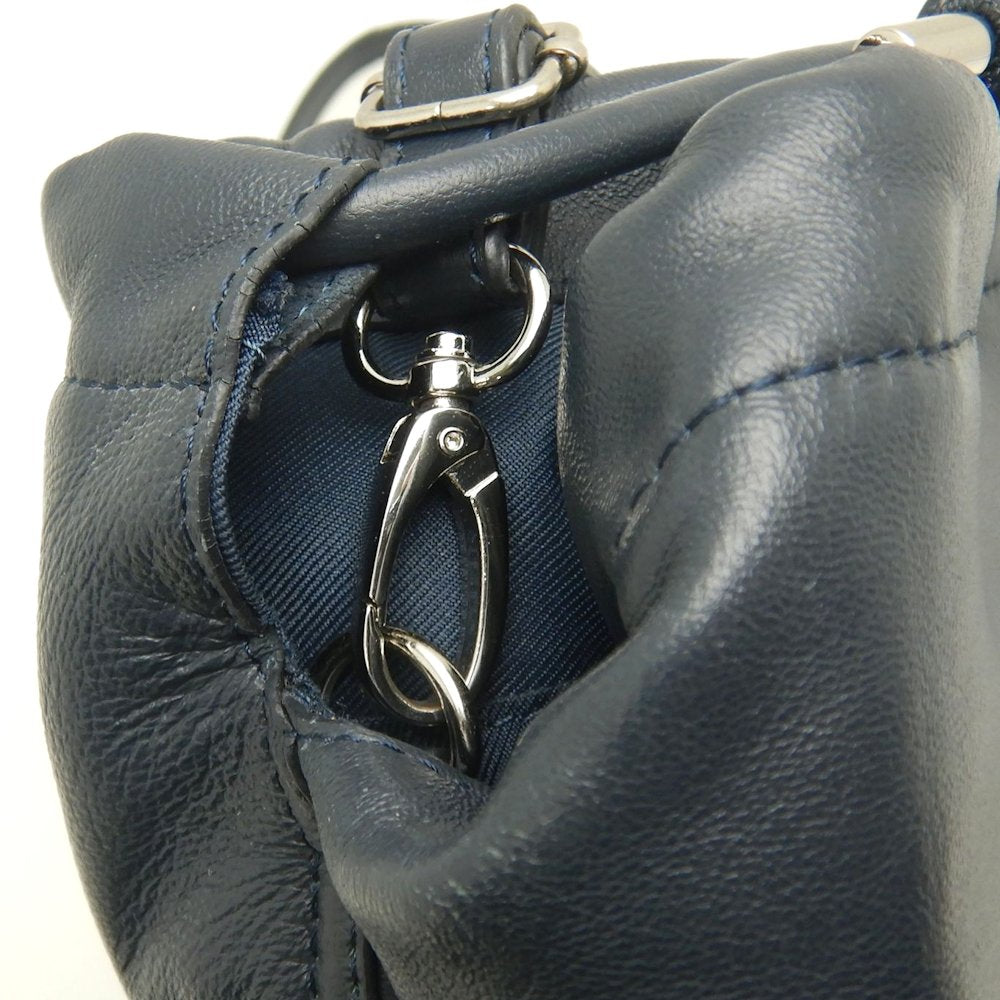 BEAUTY&YOUTH UNITED ARROWS ビューティアンドユースユナイテッドアローズ 2WAY ハンドバッグ 合成皮革 ネイビー レディース /253696【中古】