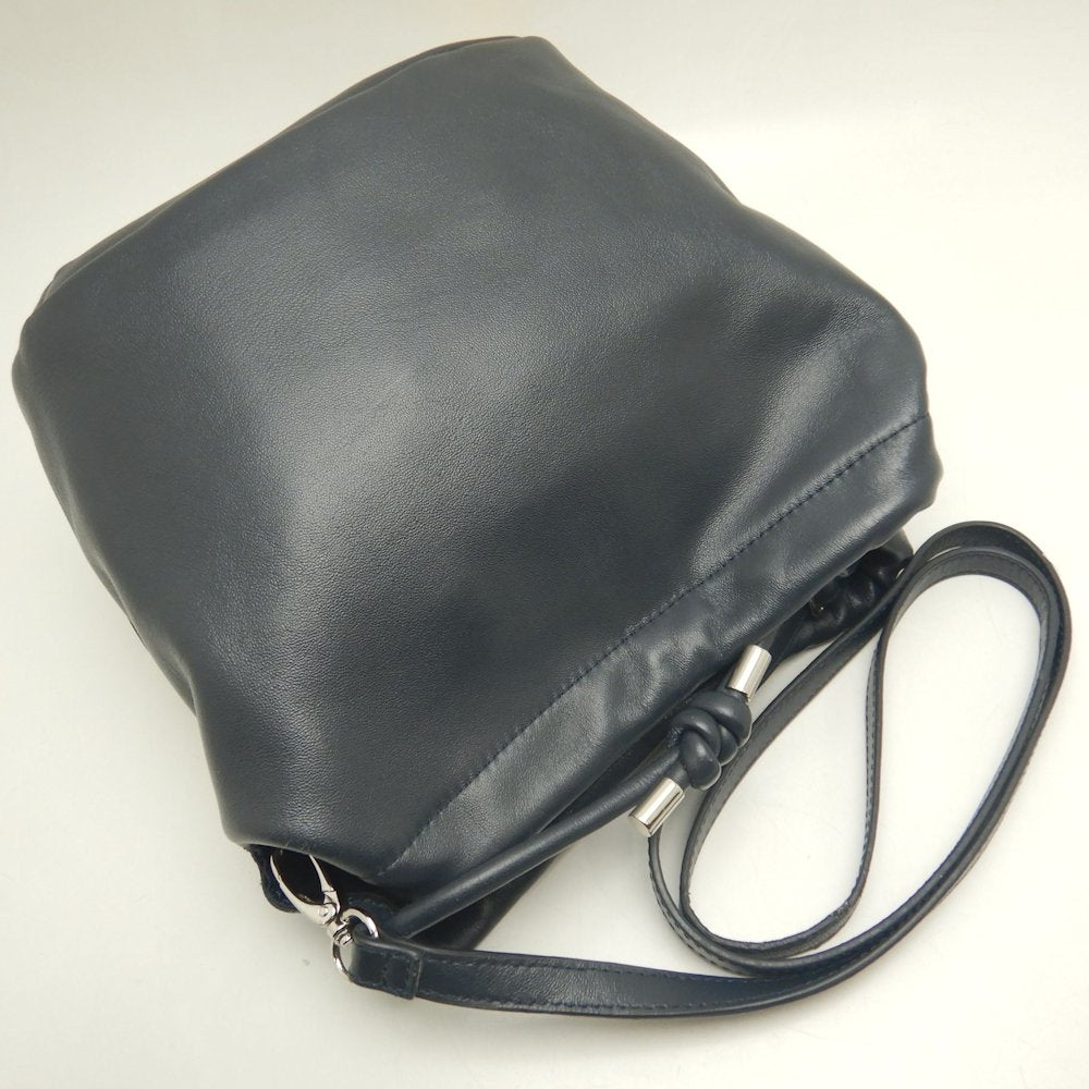 BEAUTY&YOUTH UNITED ARROWS ビューティアンドユースユナイテッドアローズ 2WAY ハンドバッグ 合成皮革 ネイビー レディース /253696【中古】