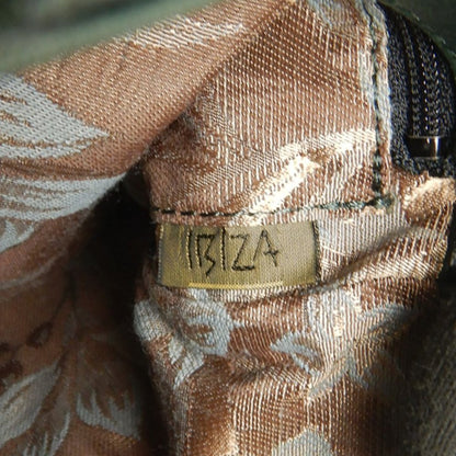 AOYAMA IBIZA 青山イビサ 4443-00250 ショルダーバッグ レザー グリーン レディース /253702【中古】