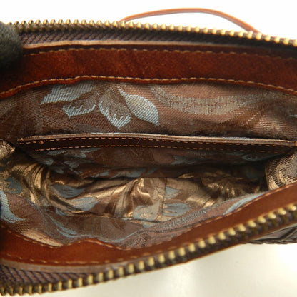 AOYAMA IBIZA 青山イビサ 1871-00240 ショルダーバッグ レザー ブラウン レディース /253703【中古】