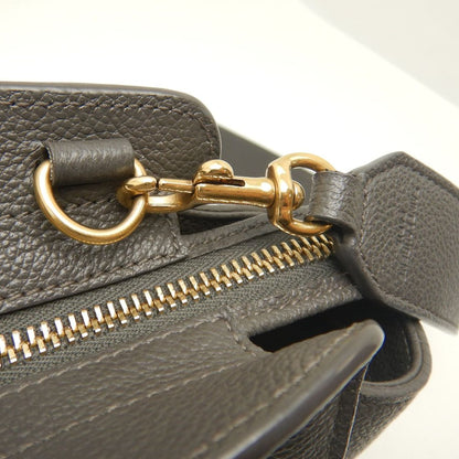 SAINT LAURENT サンローラン ダウンタウンベイビー カバス 635346 ハンドバッグ レザー グレー レディース /253715【中古】