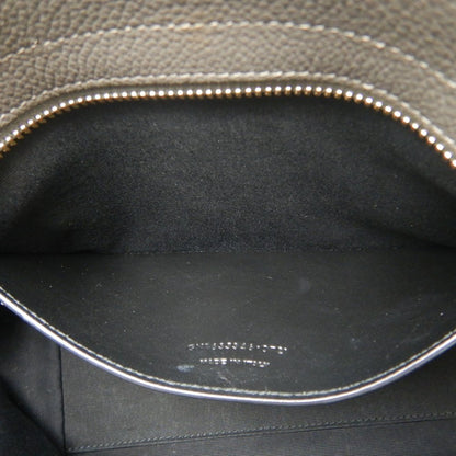 SAINT LAURENT サンローラン ダウンタウンベイビー カバス 635346 ハンドバッグ レザー グレー レディース /253715【中古】