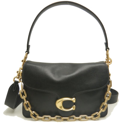 COACH コーチ タビー 2WAY CY919 ショルダーバッグ レザー ブラック レディース /253721【中古】
