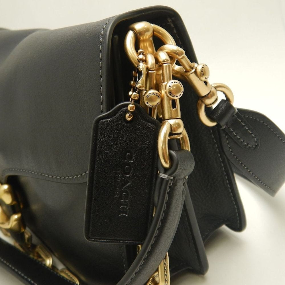 COACH コーチ タビー 2WAY CY919 ショルダーバッグ レザー ブラック レディース /253721【中古】