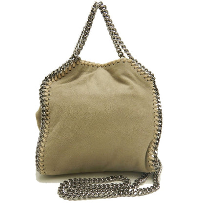 Stella McCartney ステラマッカートニー ファラベラ タイニートート 391698 トートバッグ ポリエステル ベージュ レディース /253730【中古】