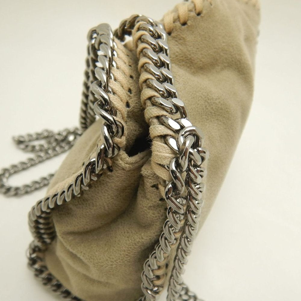 Stella McCartney ステラマッカートニー ファラベラ タイニートート 391698 トートバッグ ポリエステル ベージュ レディース /253730【中古】