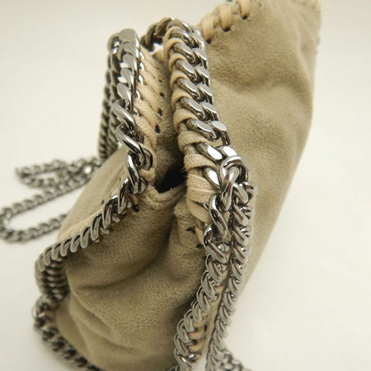 Stella McCartney ステラマッカートニー ファラベラ タイニートート 391698 トートバッグ ポリエステル ベージュ レディース /253730【中古】