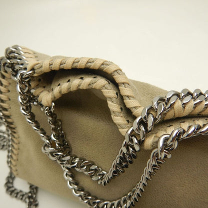 Stella McCartney ステラマッカートニー ファラベラ タイニートート 391698 トートバッグ ポリエステル ベージュ レディース /253730【中古】