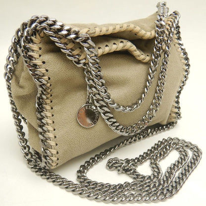 Stella McCartney ステラマッカートニー ファラベラ タイニートート 391698 トートバッグ ポリエステル ベージュ レディース /253730【中古】